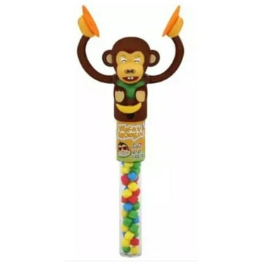 Wacky Monkey Candy Tube (Color and Style May Vary) (Pack of 5)