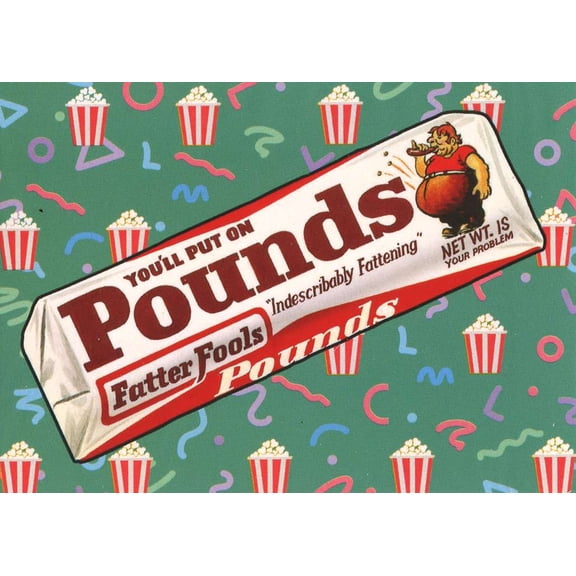 Wacky Packages Go to the Movies Concession Stand Trading Card Sticker Pack (5 Stickers)