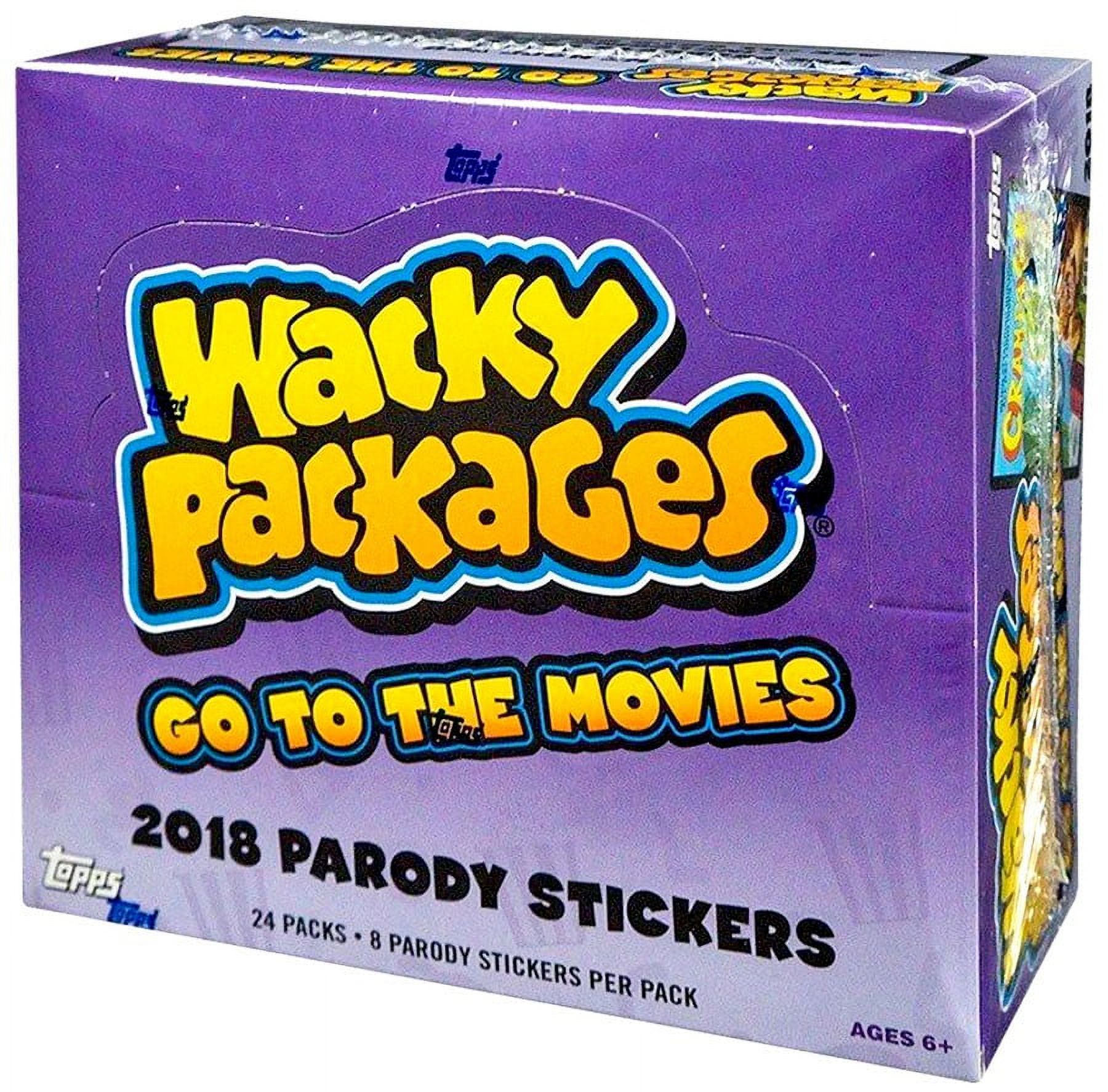 Wacky Packages Go to the Movies Trading Card HOBBY Box