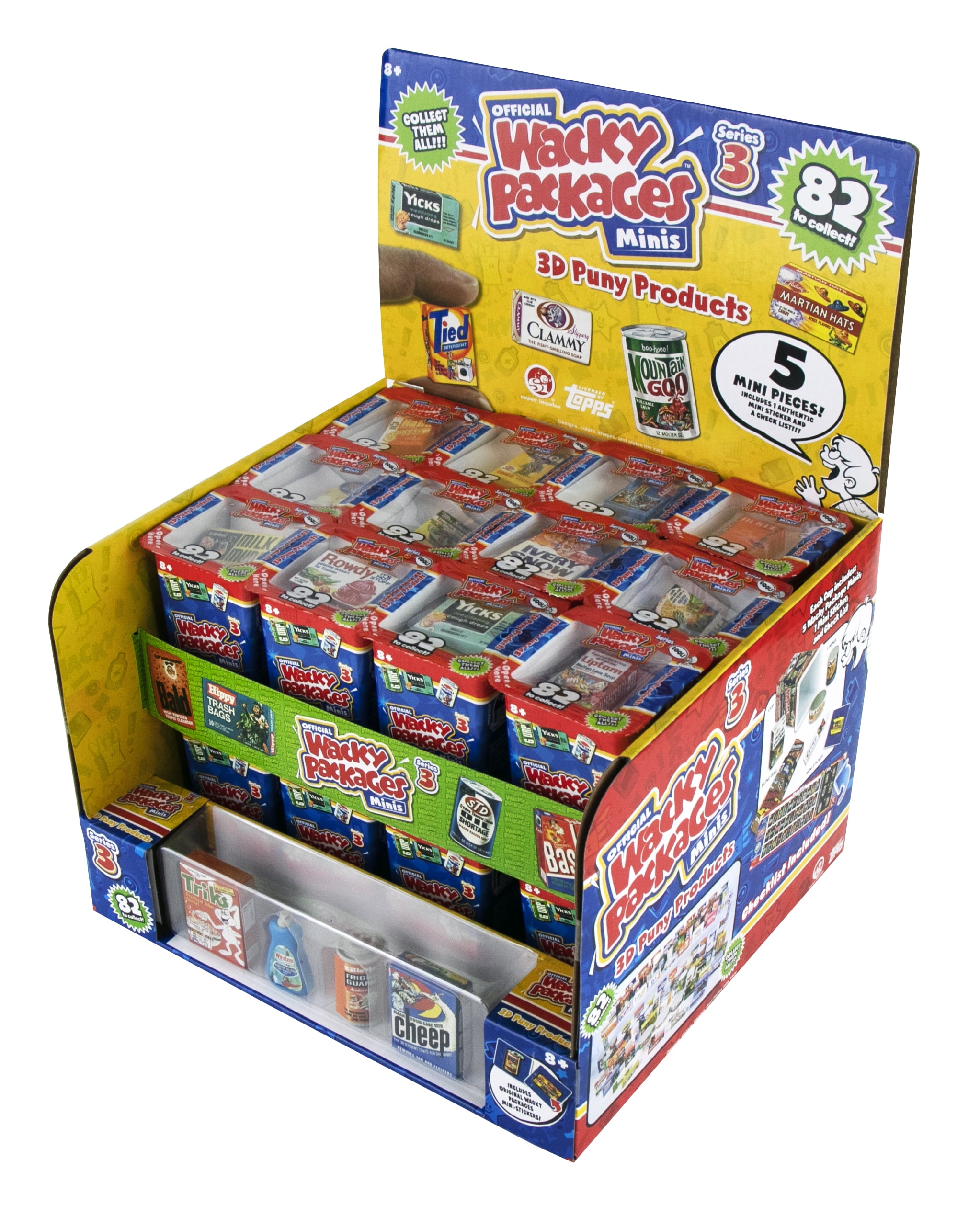 Super Impulse Wacky Packages Minis Surprise Box Gross Food Toys
