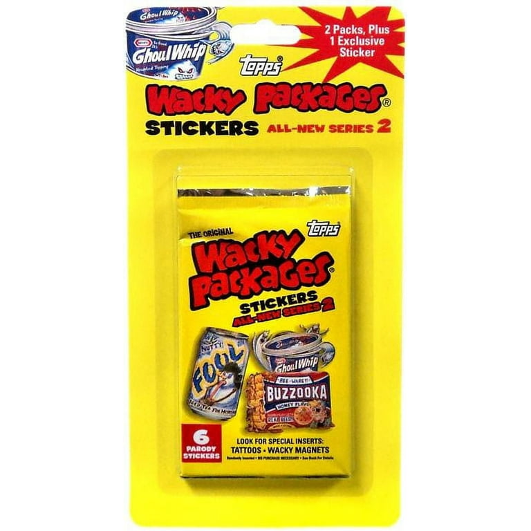 Wacky Packages Series 2 Trading Card Blister Pack Trading Card