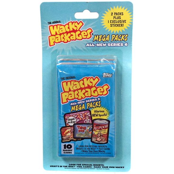 Wacky Packages Series 6 Trading Card Sticker 2-Pack