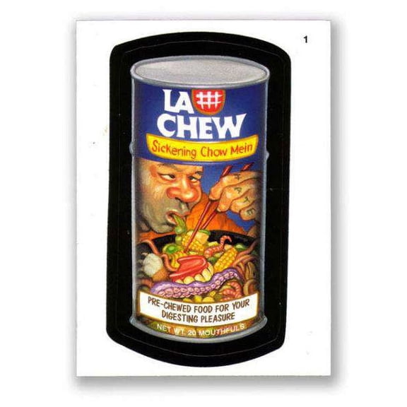 Wacky Packages Topps 2004 Series 1 Trading Card Sticker Complete Set