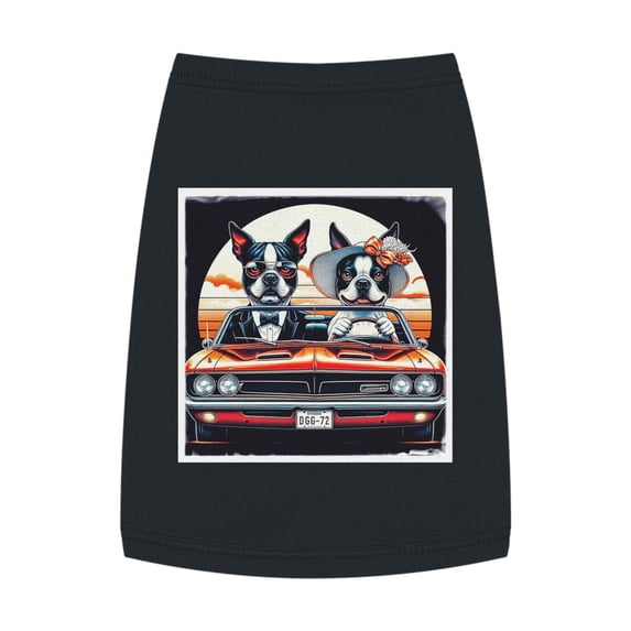 Wacky Pet Tank Top Boston Terrier