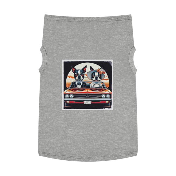 Wacky Pet Tank Top Boston Terrier