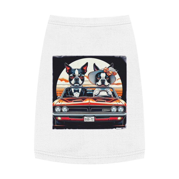 Wacky Pet Tank Top Boston Terrier