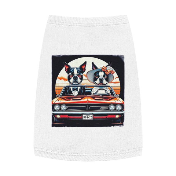 Wacky Pet Tank Top Boston Terrier