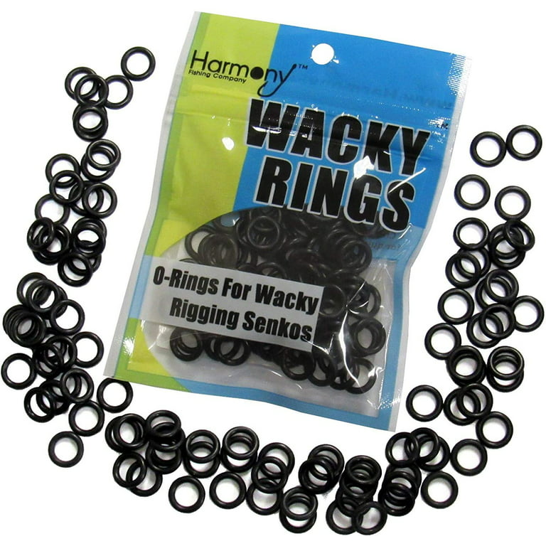 Wacky Rings - O-Rings for Wacky Rigging Senko Worms (100 Orings for 4&5 Senkos)