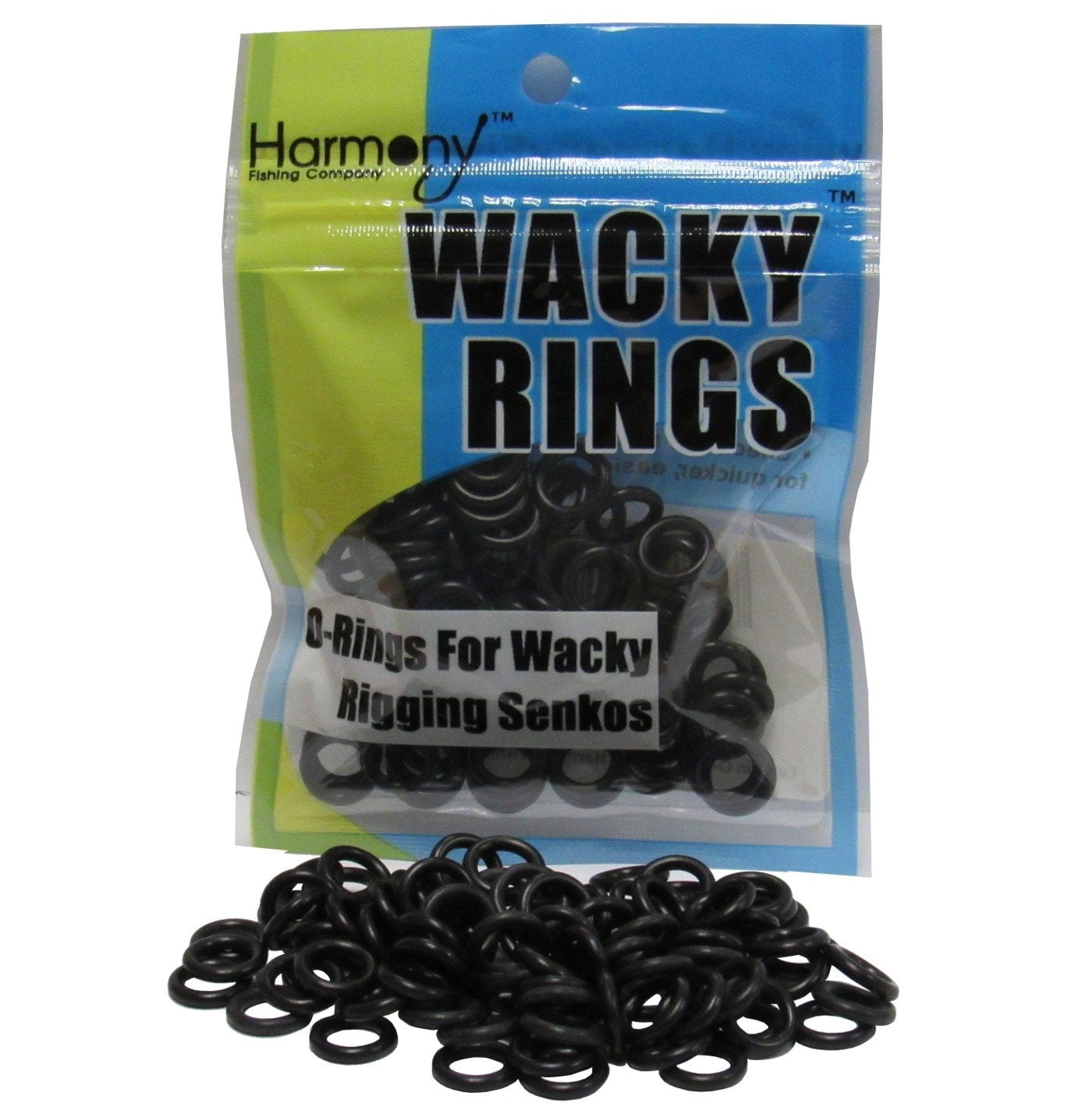 Wacky Rings - O-Rings for Wacky Rigging Senko Worms 100 orings for 4+5 inch  Senkos, Available in many colors
