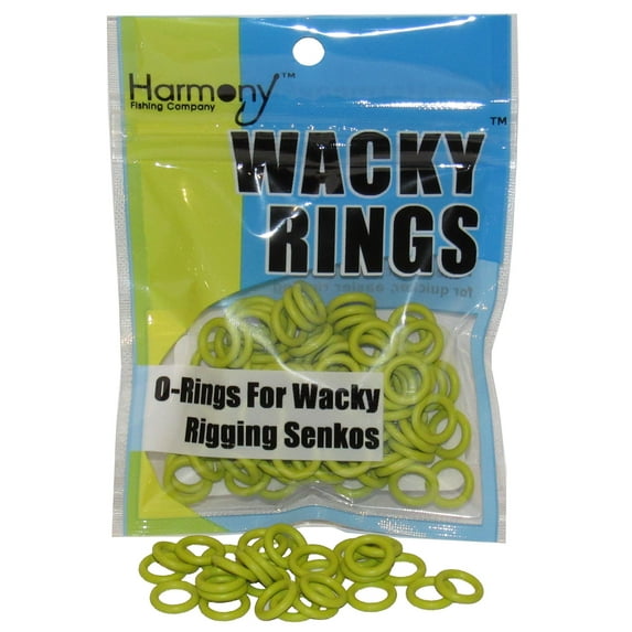 Wacky Rings - O-Rings for Wacky Rigging Senko Worms 100 orings for 4+5 inch Senkos, Available in many colors