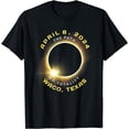 thumbnail image 1 of Waco Texas Solar Eclipse Totality April 8 2024 T-Shirt, 1 of 3
