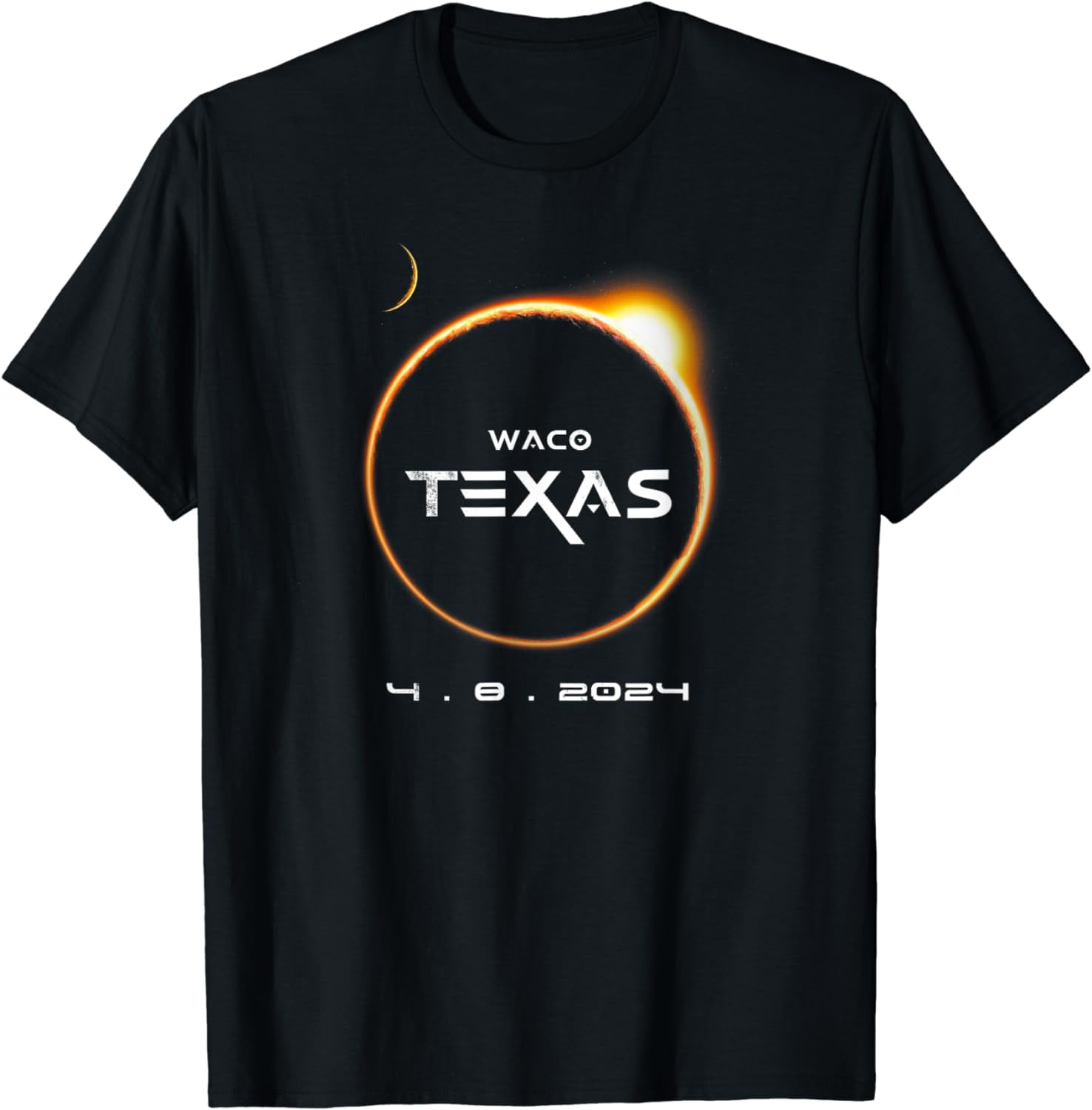 Waco Texas Totality 4.08.2024 Total Solar Eclipse 2024 T-Shirt