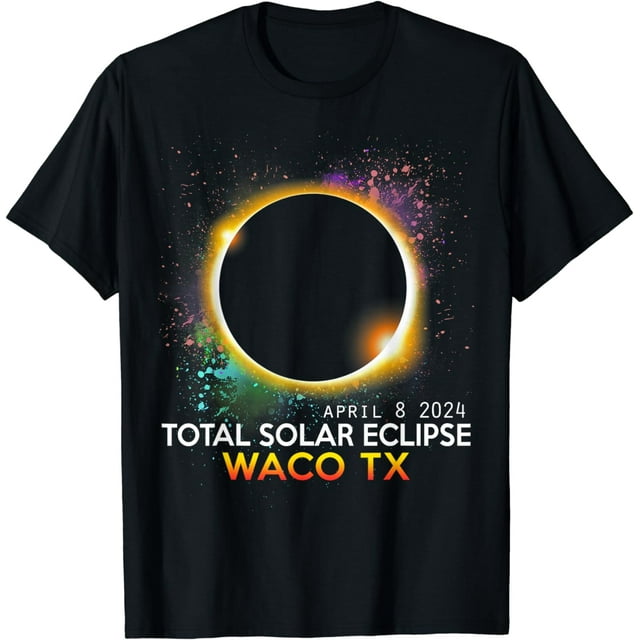 Waco Texas Totality Total Solar Eclipse April 8 2024 TShirt