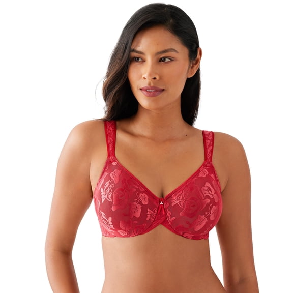 Wacoal Awareness Full Figure Underwire Bra Equestrian Red 36D NWT