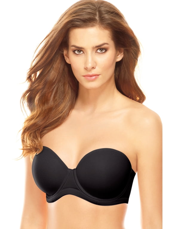BLACK Red Carpet Strapless Full-Busted Underwire Bra, US 36C, UK 36C