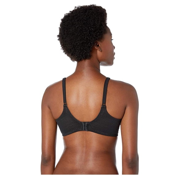 Wacoal Women's Back Appeal Underwire Bra, Black, 44D