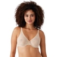 thumbnail image 1 of Wacoal Womens^Sand Halo Lace Unlined Convertible Underwire Bra, Natural Nude, 30DD, 1 of 4
