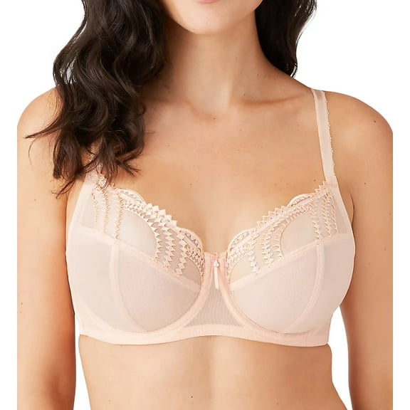 Wacoal PEACH PARFAIT Evocative Edge Full Figure Underwire Bra, US 38DD, UK 38DD