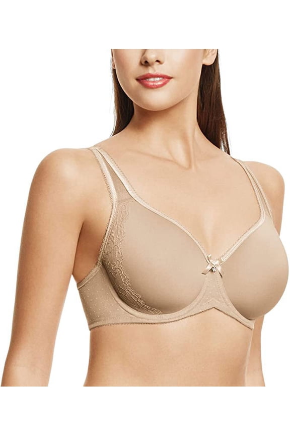 Retro Chic Seamless Underwire Contour Bra 853186 Toast 36DD