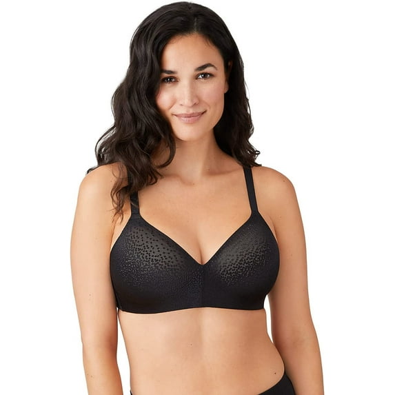 Wacoal Women's Back Appeal Wirefree T-Shirt Bra 36G Black