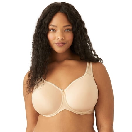 Wacoal Womens Basic Beauty Contour T-Shirt Molded Bra, Sand, 46D US