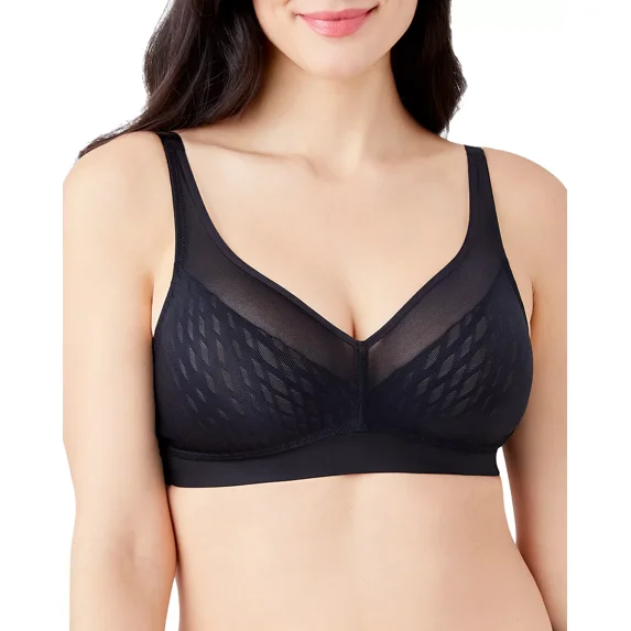 Wacoal Women's Elevated Allure Wirefree Bra in Black 852336 32C