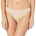 thumbnail image 1 of Wacoal Women's Flawless Comfort Thong Panty, Sand, 2X-Large, 1 of 3