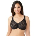 thumbnail image 1 of Wacoal Women's Plus-size Halo Lace Full Coverage Underwire Bra, Black, 38D, 1 of 2