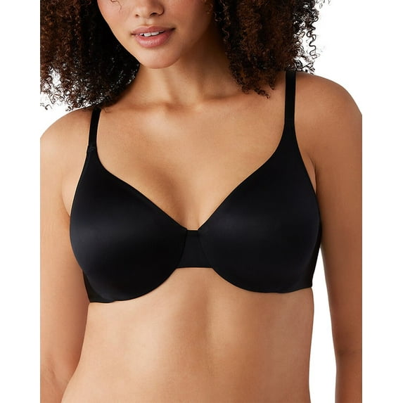 Wacoal Women's Inner Sheen Underwire Bra, Black, 34C