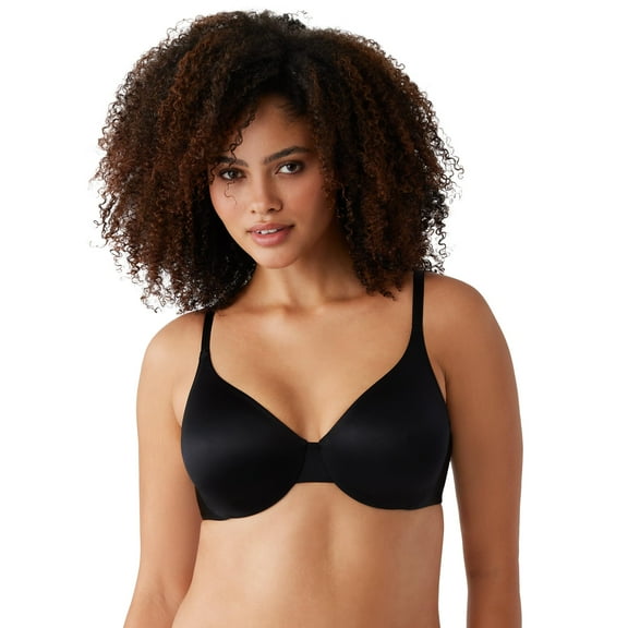 Wacoal Women's Inner Sheen Underwire Bra, Black, 42DD