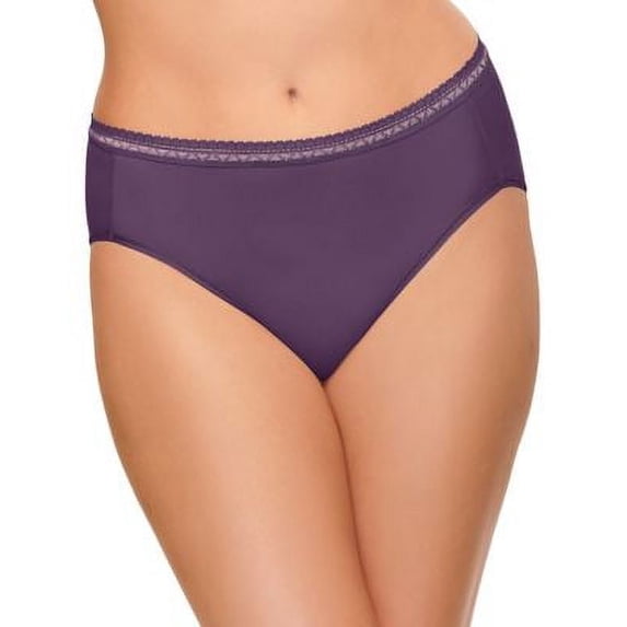 Wacoal Women's Perfect Primer Hi Cut Brief Panty, Black, Small