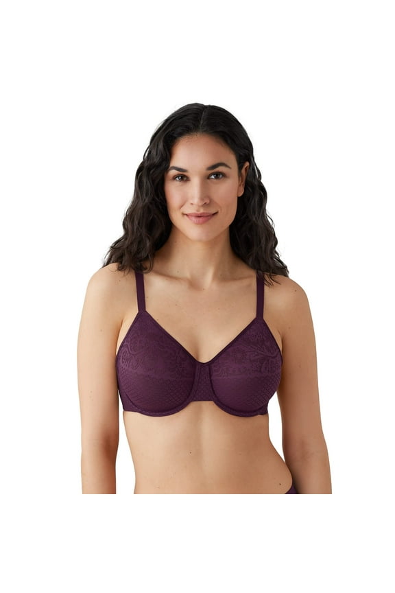 Women's Plus Size Visual Effects Minimizer Bra, Italian Plum, 42D