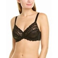 thumbnail image 1 of Wacoal Women's Renaissance Rose Embroidered Underwire Bra, Black, 34D, 1 of 2
