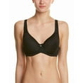 thumbnail image 1 of Wacoal Women's Retro Chic Full Figure Contour Underwire Bra, Black, 40D, 1 of 2