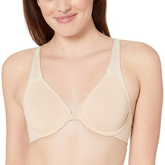 Wacoal Women's Soft Embrace Front Close Bra, Sand, 32 D