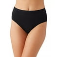 thumbnail image 1 of Wacoal Women's Understated Cotton Brief Panty, Black, Medium, 1 of 3