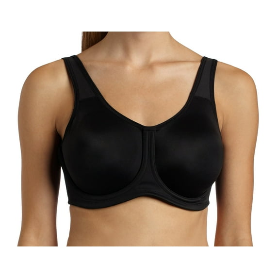 Womens Sports Bra Deep Underwire Active Solid 34H