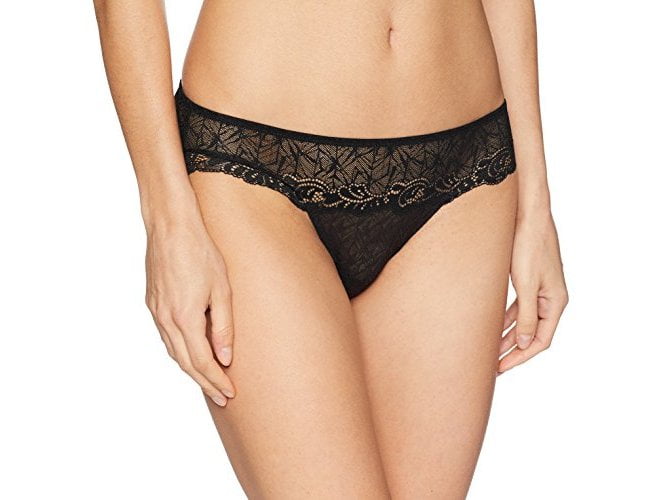 Wacoal Women's Dramatic Interlude Bikini Panty - Soft Microfiber With Embroidered Mesh Sides