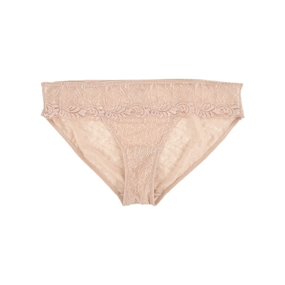 Wacoal Women's Vivid Encounter Sheer Lace Bikini (L, Rose Dust)