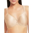 thumbnail image 1 of Wacoal Womens Body Suede Satin Underwire Full Coverage Bra Beige 36D, 1 of 3