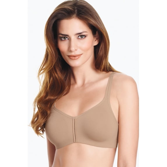 Wacoal Women's Casual Beauty Soft Cup Bra, Toast, 34C