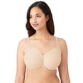 thumbnail image 1 of Wacoal Womens Satin Lace-Trim Minimizer Bra Beige 34C, 1 of 3