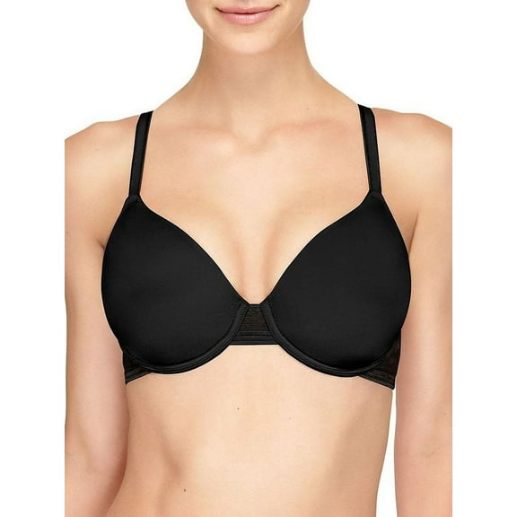 Wacoal Womens Satin Seamless Contour Bra Black 34D