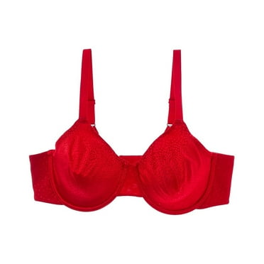 Wacoal womens  Back Appeal Underwire Bra, 34D, Red