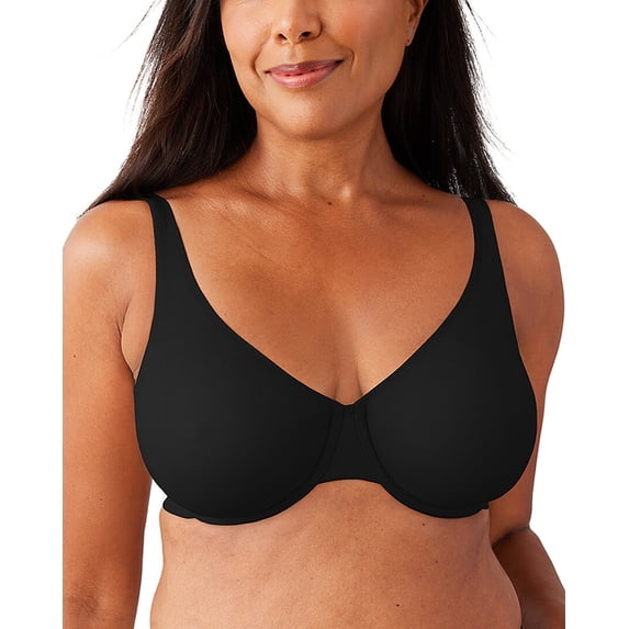 Wacoal womens Comfortable Cool Underwire Bra, 42DD, Black