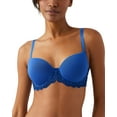 thumbnail image 1 of Wacoal womens  Embrace Lace Contour Bra, 34D, Blue, 1 of 3