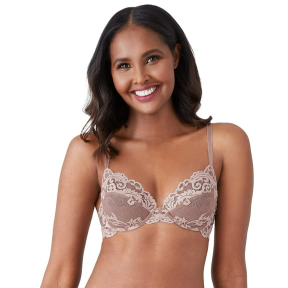 Wacoal Women's Instant Icon Underwire Bra, Cafe Au Lait, 36DD