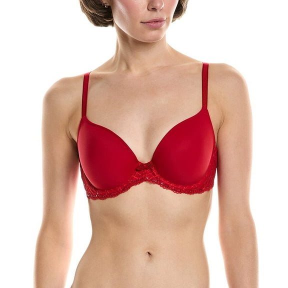 Wacoal womens  La Femme Poseidon T-Shirt Bra, 36D, Red