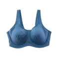 thumbnail image 1 of Wacoal womens  Princess Blue Underwire Sports Bra, 40C, Blue, 1 of 3