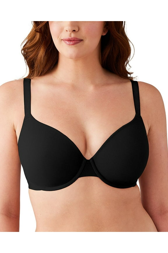 womens  Shape Revelation Contour Bra, 34DD, Black